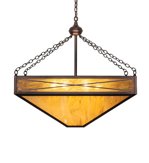 33" Square Excellente Inverted Pendant