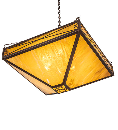 33" Square Excellente Inverted Pendant