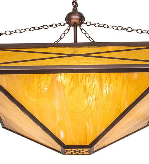 33" Square Excellente Inverted Pendant