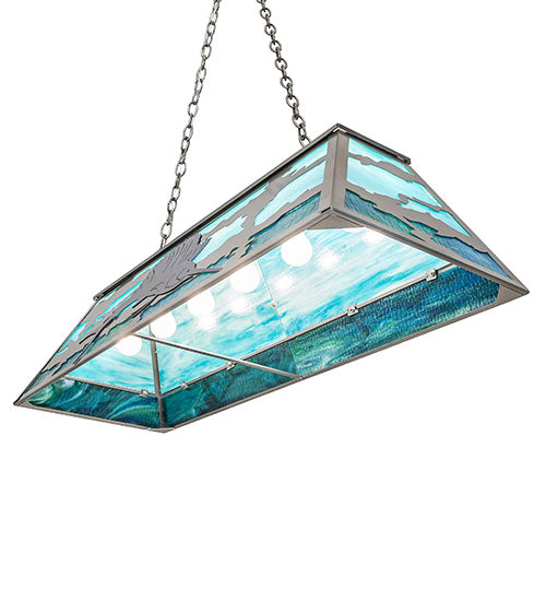 48" Long Sailfish Oblong Pendant