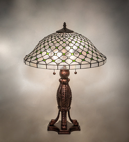 25" High Diamond & Jewel Table Lamp