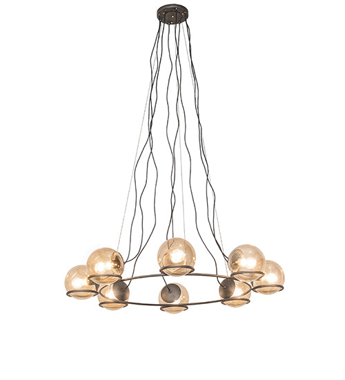 48" Wide Tyngsboro 8 Light Pendant