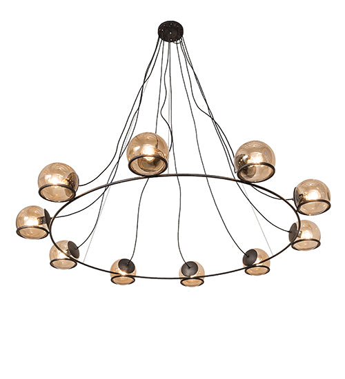 72" Wide Tyngsboro 10 Light Pendant