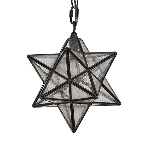 9" Wide Moravian Star Mini Pendant