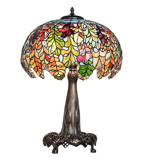 31" High Leaf Table Lamp