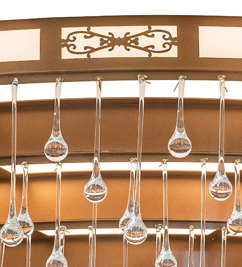 72" Wide Axiom Chandelier