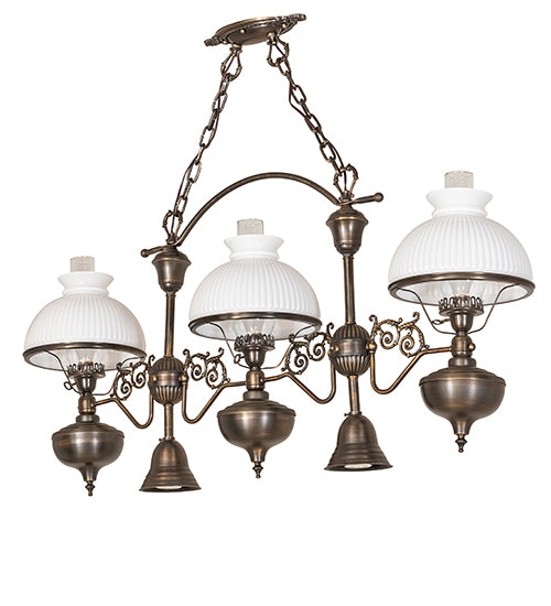 48" Long Sunbury 3 Light Island Pendant