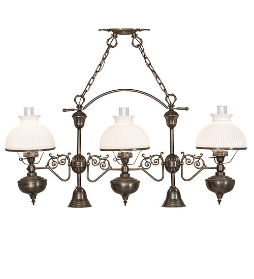 48" Long Sunbury 3 Light Island Pendant