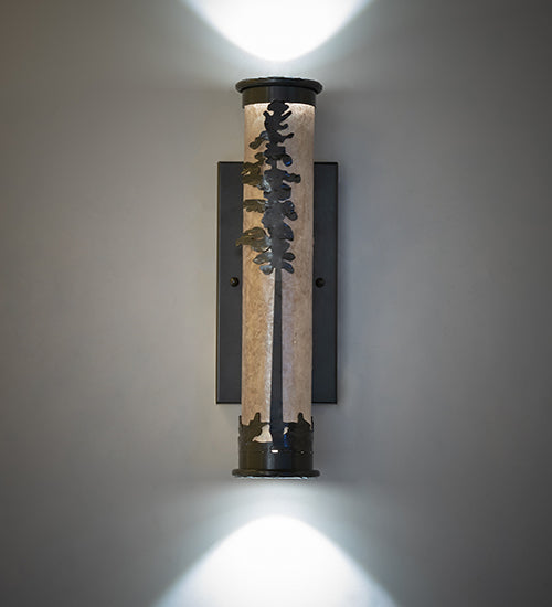 5" Wide Tamarack Wall Sconce