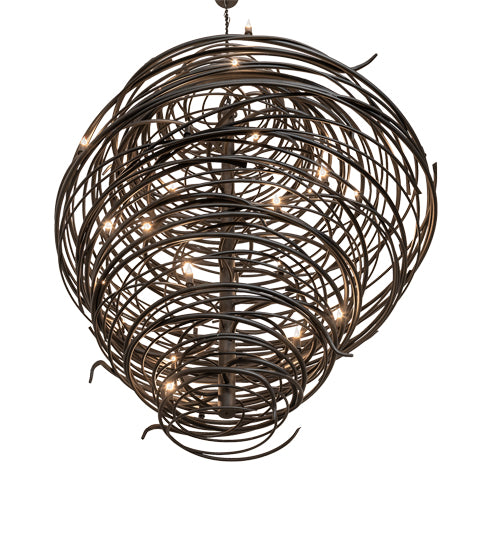 64" Wide Cyclone 36 Light Chandelier