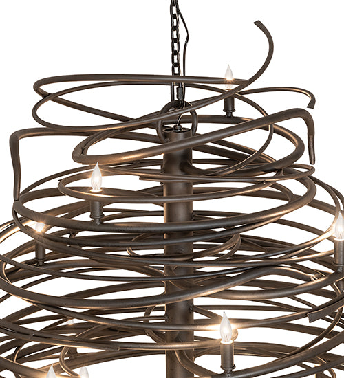 64" Wide Cyclone 36 Light Chandelier