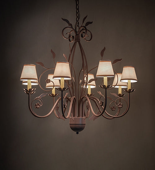 37" Wide Bordeaux 8 Light Chandelier