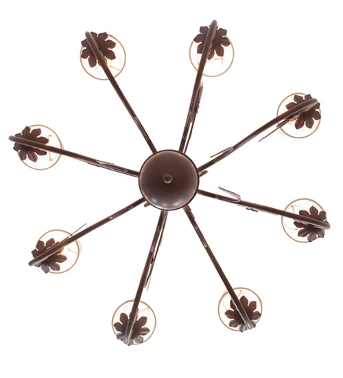 37" Wide Bordeaux 8 Light Chandelier