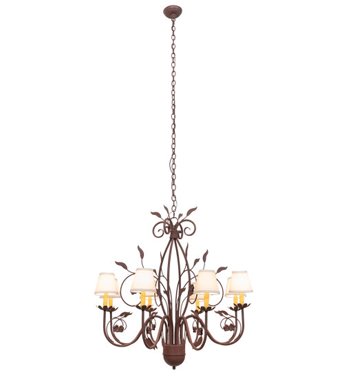 37" Wide Bordeaux 8 Light Chandelier