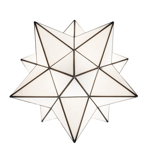 24" Wide Moravian Star Pendant