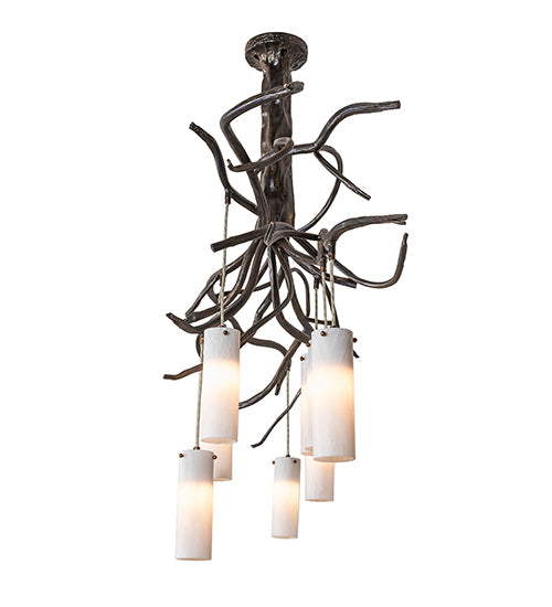 70" Long Winter Solstice Cilindro 8 Light Chandelier