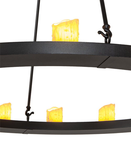 54" Wide Loxley 24 Light Two Tier Chandelier