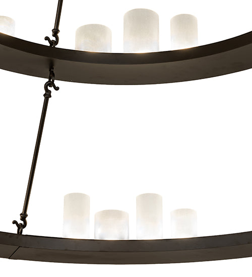 72" Wide Loxley Shelburne 3 Tier Chandelier