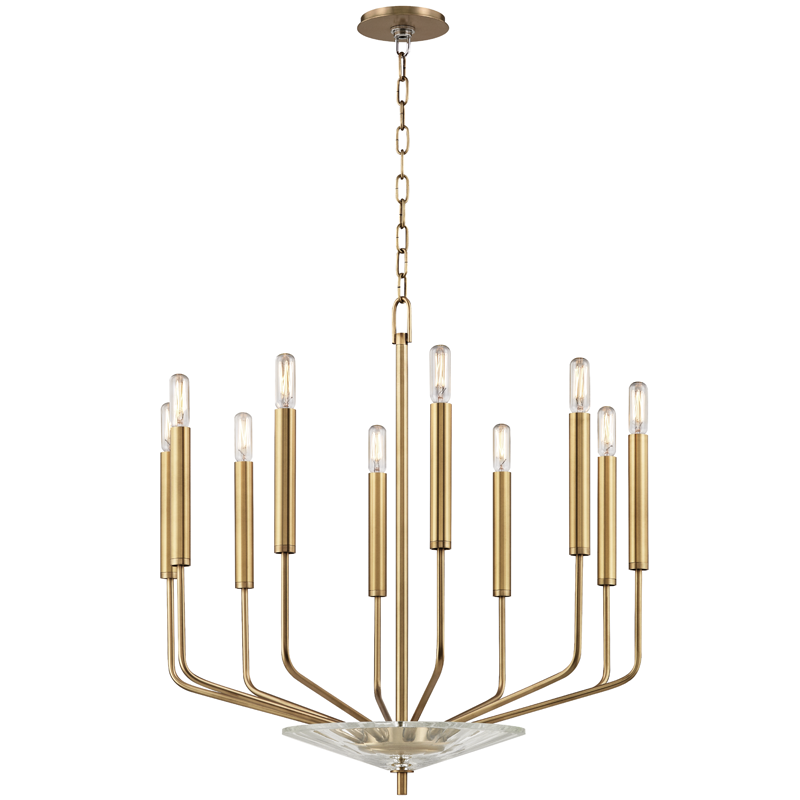 Gideon Chandelier 24" - Aged Brass