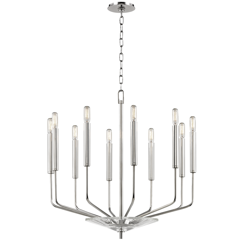 Gideon Chandelier 24" - Polished Nickel