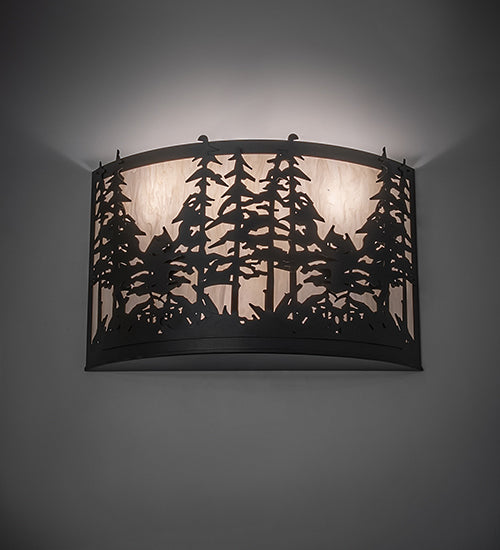 20" Wide Tall Pines Wall Sconce