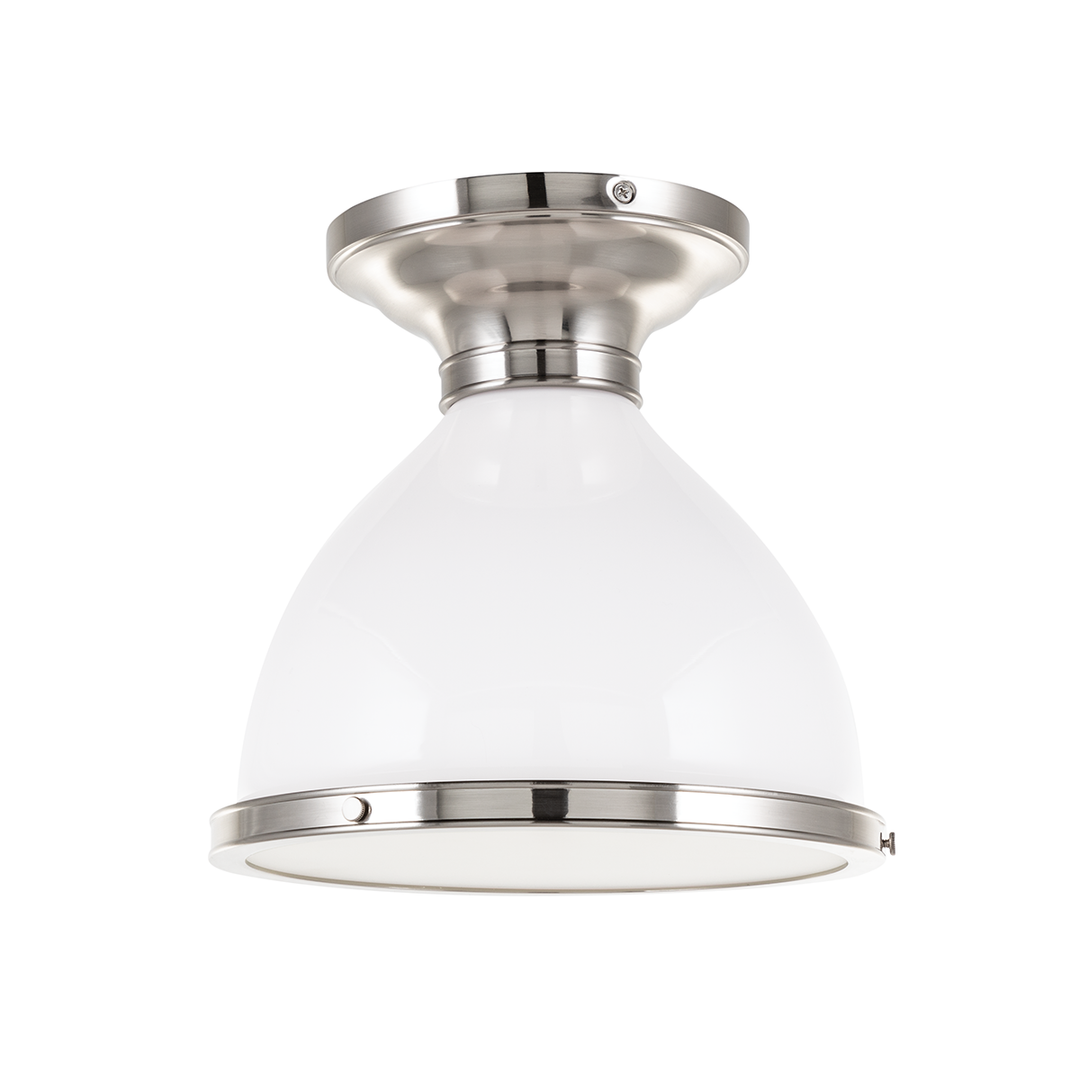 Randolph Semi Flush - Satin Nickel