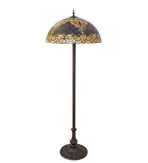 62" High Rose Bouquet Floor Lamp