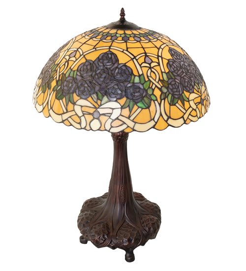 31" High Rose Bouquet Table Lamp