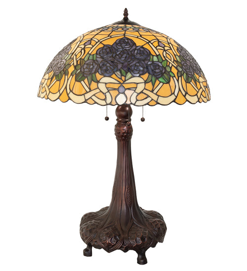 31" High Rose Bouquet Table Lamp