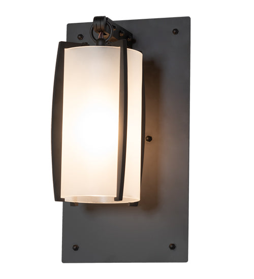 7" Wide Cilindro Structure Wall Sconce