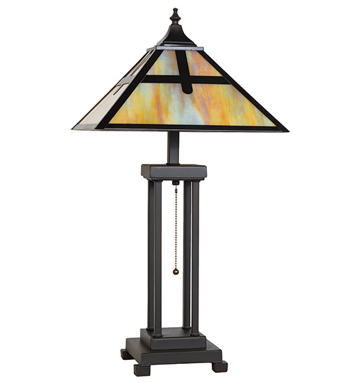 26" High Cross Mission Table Lamp