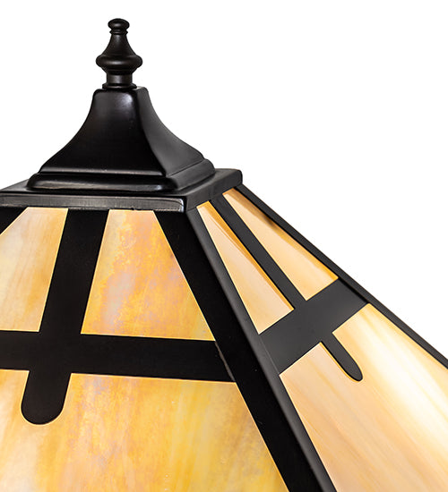 26" High Cross Mission Table Lamp