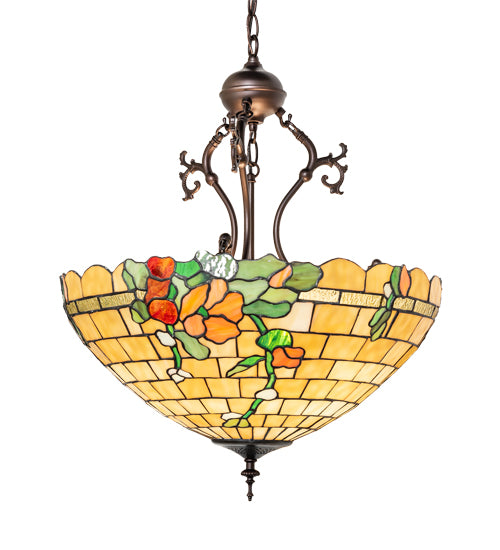 20" Wide Duffner & Kimberly Hollyhock Inverted Pendant