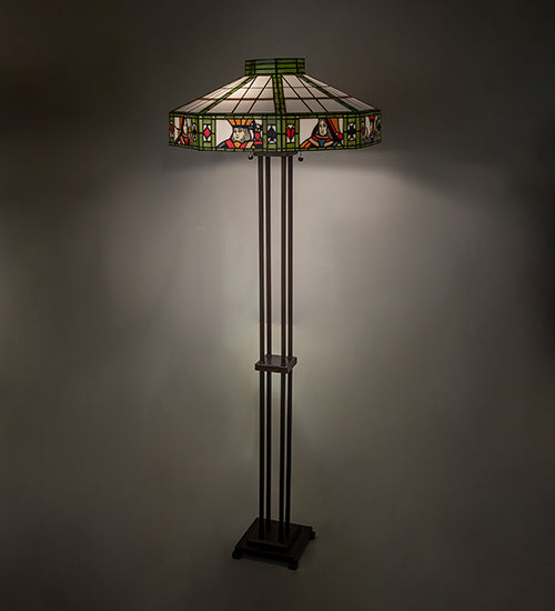 61" High Poker Face Floor Lamp