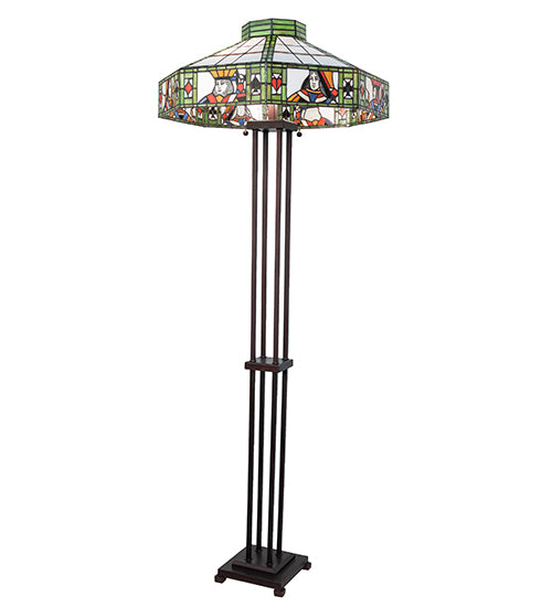 61" High Poker Face Floor Lamp