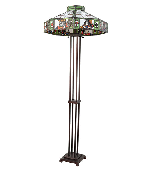 61" High Poker Face Floor Lamp