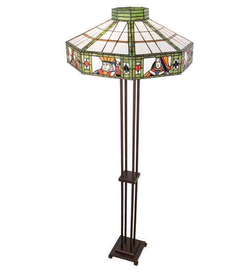 61" High Poker Face Floor Lamp