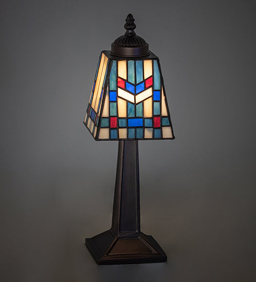 10" High Prairie Wheat Mission Mini Lamp