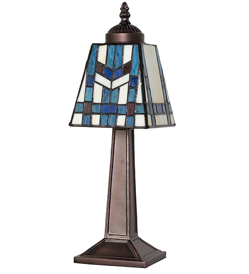 10" High Prairie Wheat Mission Mini Lamp