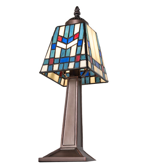 10" High Prairie Wheat Mission Mini Lamp