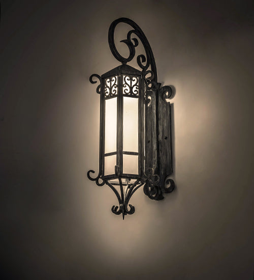 12" Wide Caprice Lantern Wall Sconce