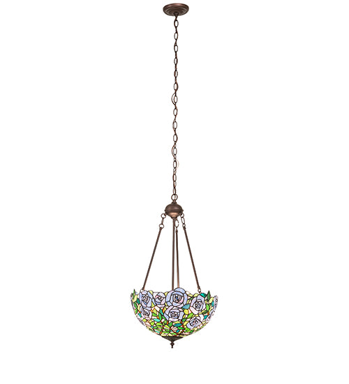 16" Wide Rosebush Inverted Pendant