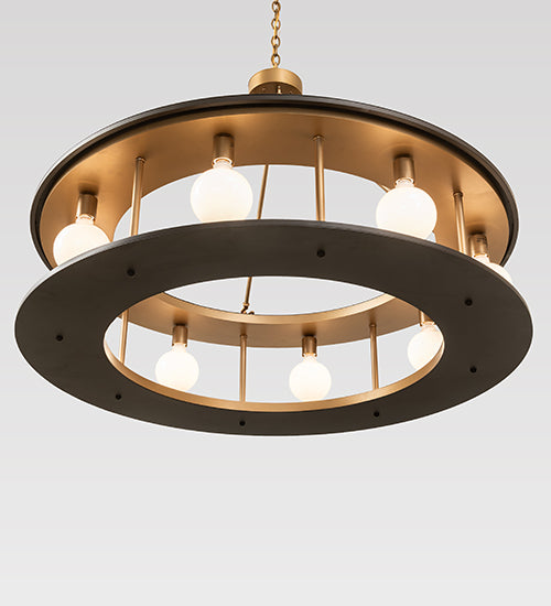 48" Wide Reginald 8 Light Pendant