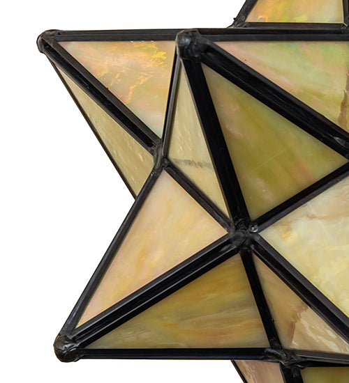 9" Wide Moravian Star Mini Pendant