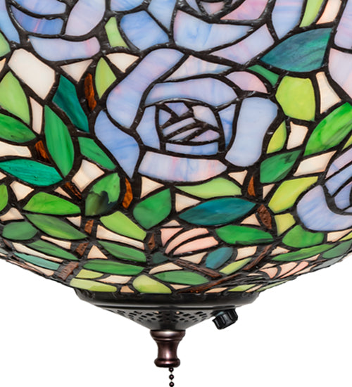 16" Wide Rosebush Fan Light Fixture