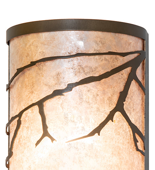 6" Wide Branches Right Wall Sconce