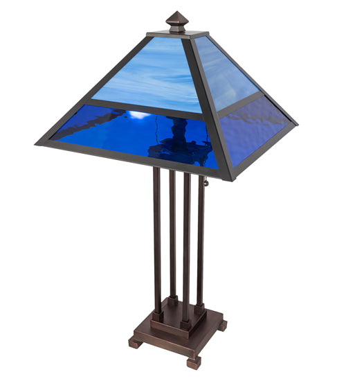 28" High Split Mission Table Lamp