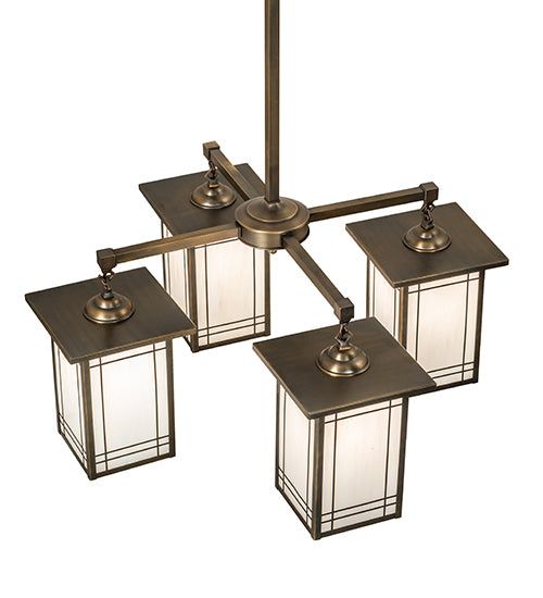 33" Wide Hyde Park Wright 4 Light Chandelier