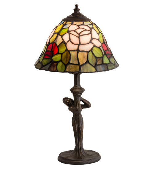 12"H Tiffany Rosebush Mini Lamp