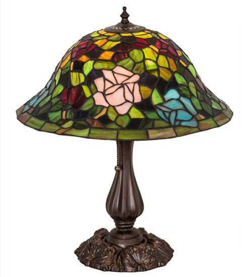 18.5"H Tiffany Rosebush Table Lamp